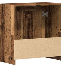 Waschbeckenunterschrank Altholz-Optik 60x33x60 cm Holzwerkstoff