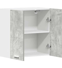 Küchenwandschrank Betongrau 60x31x60 cm Holzwerkstoff