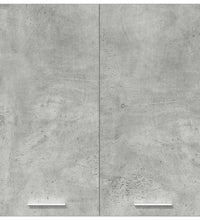 Küchenwandschrank Betongrau 60x31x60 cm Holzwerkstoff