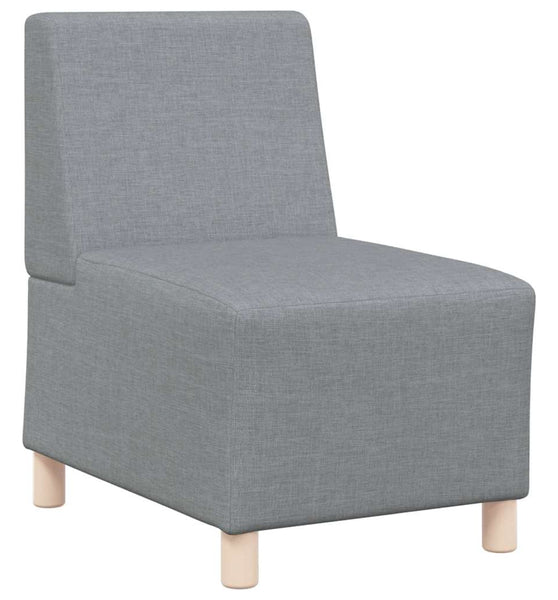 Sessel Hellgrau 55 cm Stoff