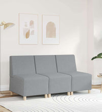 Sessel Hellgrau 55 cm Stoff