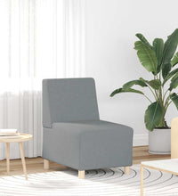 Sessel Hellgrau 55 cm Stoff