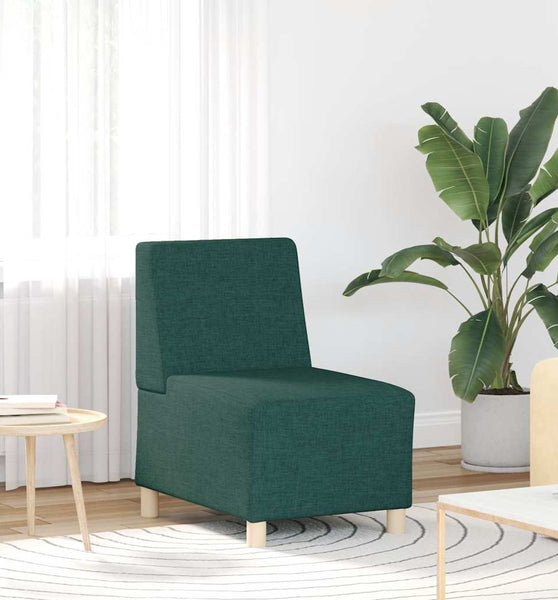 Sessel Dunkelgrün 55 cm Stoff