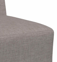 Sessel Taupe 55 cm Stoff