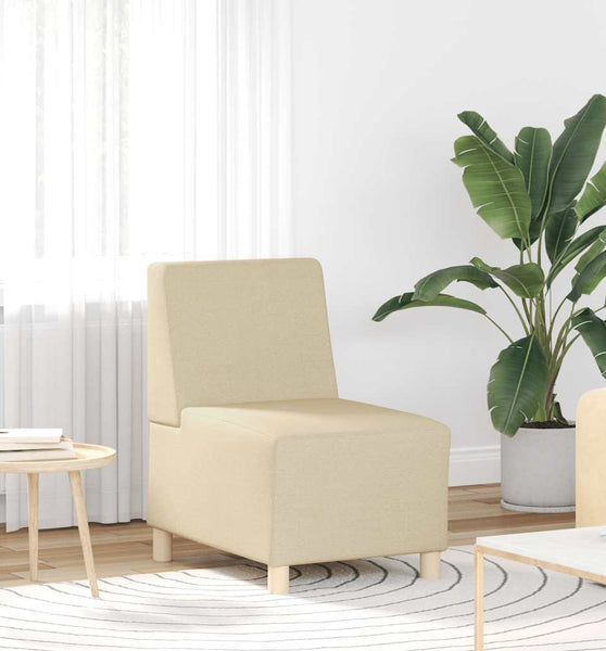 Sessel Creme 55 cm Stoff