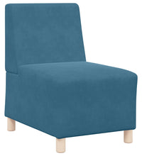 Sessel Blau 55 cm Samt