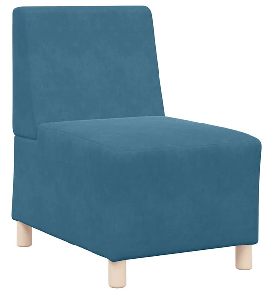 Sessel Blau 55 cm Samt
