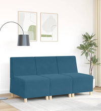 Sessel Blau 55 cm Samt