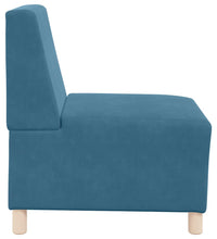 Sessel Blau 55 cm Samt