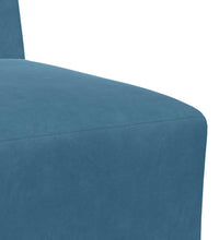 Sessel Blau 55 cm Samt