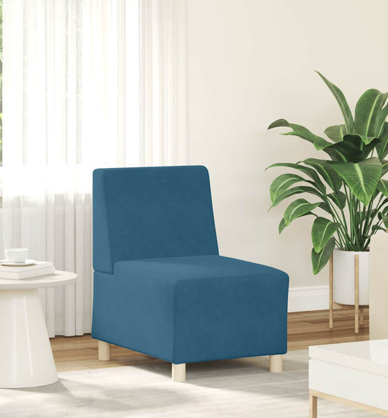 Sessel Blau 55 cm Samt