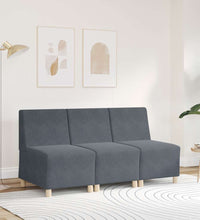 Sessel Dunkelgrau 55 cm Samt