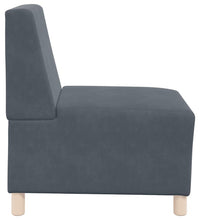 Sessel Dunkelgrau 55 cm Samt