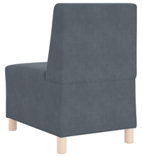 Sessel Dunkelgrau 55 cm Samt