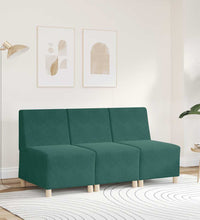 Sessel Dunkelgrün 55 cm Samt