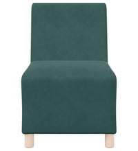 Sessel Dunkelgrün 55 cm Samt