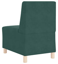 Sessel Dunkelgrün 55 cm Samt