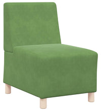 Sessel Hellgrün 55 cm Samt