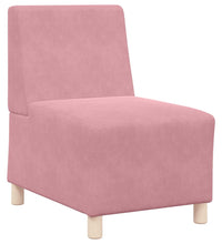 Sessel Rosa 55 cm Samt