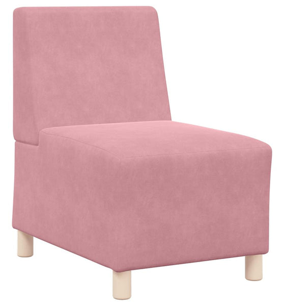 Sessel Rosa 55 cm Samt