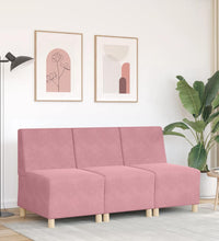 Sessel Rosa 55 cm Samt