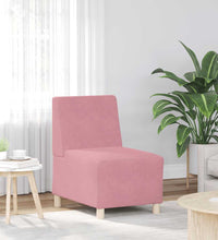 Sessel Rosa 55 cm Samt