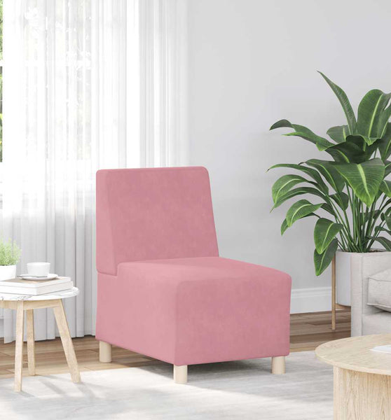 Sessel Rosa 55 cm Samt