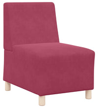 Sessel Weinrot 55 cm Samt
