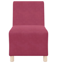 Sessel Weinrot 55 cm Samt
