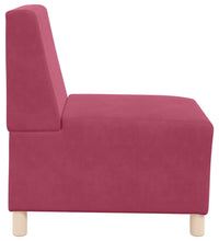 Sessel Weinrot 55 cm Samt