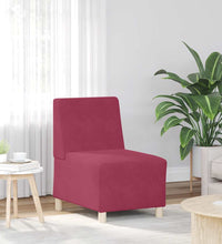 Sessel Weinrot 55 cm Samt