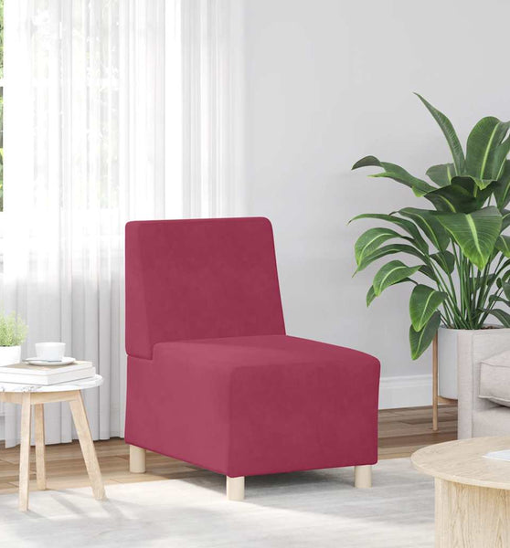 Sessel Weinrot 55 cm Samt