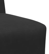 Sessel Schwarz 55 cm Samt