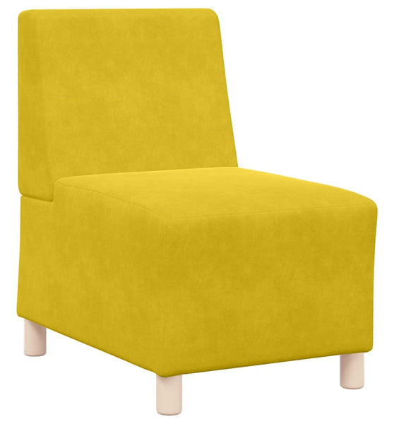 Sessel Gelb 55 cm Samt