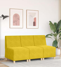 Sessel Gelb 55 cm Samt