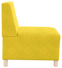 Sessel Gelb 55 cm Samt