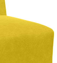 Sessel Gelb 55 cm Samt