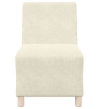 Sessel Creme 55 cm Samt