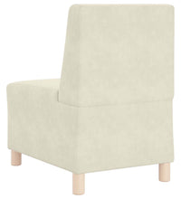 Sessel Creme 55 cm Samt