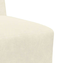 Sessel Creme 55 cm Samt