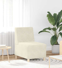 Sessel Creme 55 cm Samt