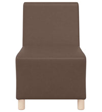 Sessel Braun 55 cm Kunstleder