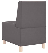 Sessel Grau 55 cm Kunstleder