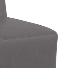 Sessel Grau 55 cm Kunstleder