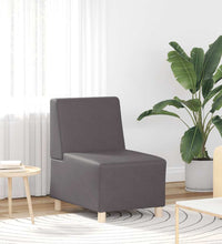 Sessel Grau 55 cm Kunstleder