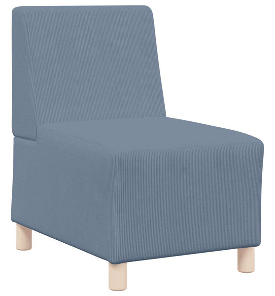 Sessel Blau 55 cm Cordstoff