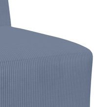 Sessel Blau 55 cm Cordstoff
