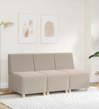 Sessel Hellgrau 55 cm Stoff in Lammwolloptik