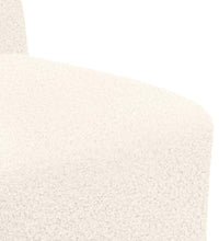 Sessel Creme 55 cm Stoff in Lammwolloptik