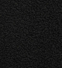 Sessel Schwarz 55 cm Stoff in Lammwolloptik